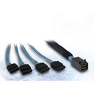 Inter-Tech (SFF-8643) Mini-SAS HD to 4x SATA, 0.5m - Adapter