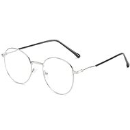 VeyRey blue light blocking glasses oval Deug silver - Computer Glasses