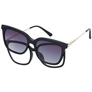 Sunblock Women's Blue Light Blocking Glasses with Polarizing Clip Oval Austin - Computer Glasses