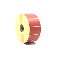 Paper label 50x30mm, red - Labels