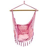 IWHome Hanging armchair DIONA with fringe old pink IWH-10190013 - Hanging Chair