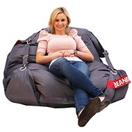 BeanBag Sitting bag 189×140 comfort with straps dark grey - Bean Bag