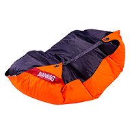BeanBag Sitting bag 189×140 duo fluo orange - licorice - Bean Bag