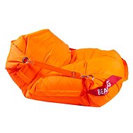 BeanBag Seat bag 189×140 comfort with straps fluo orange - Bean Bag