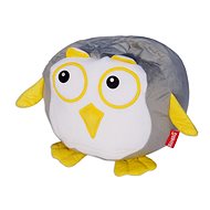 BeanBag Sitting bag owl Rozarka, grey/white - Bean Bag