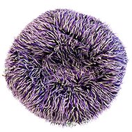 BeanBag Seating bag Shaggy Multicolour white-black-purple - Bean Bag