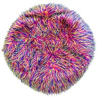 BeanBag Sedací vak Shaggy Multicolor yellow-pink-blue - Bean Bag