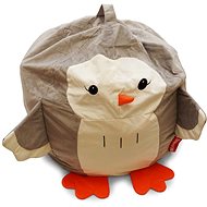 BeanBag Storage bag Penguin Fats, white/grey - Bean Bag