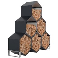 IWHome EOS GW-A, anthracite 92 × 80 × 60 cm IWH-10230037 - 6 pcs in package - Woodshed