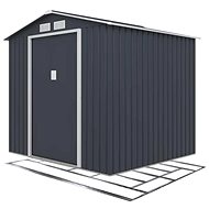 IWHome Garden house ARES A 2,71 m2, anthracite + floor construction ARES A - Garden Shed
