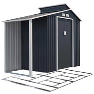 IWHome Garden house HERA Z-A 3,78 m2 anthracite + floor construction HERA Z-A - Garden Shed