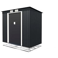 IWHome Garden house ZEUS 2A 2,43 m2 anthracite + floor construction ZEUS 2A - Garden Shed