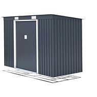 IWHome Garden house ZEUS 2B 3,16 m2 anthracite + floor construction ZEUS 2B - Garden Shed