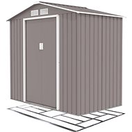 IWHome Garden house ARES A, light grey + floor construction ARES A - Garden Shed