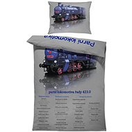 Impar Linen 140 × 200 cm + 90 × 70 cm, Steam engine - Bed Linen