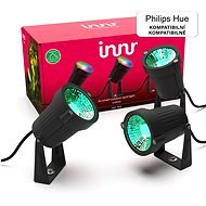 Innr Chytré venkovní bodové světlo Color, kompatibilní s Philips Hue, pro osvětlení zahrady, 3 ks - Zahradní osvětlení