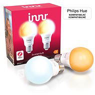 Innr Chytrá LED žárovka E27, bílé světlo od teplé po studené, kompatibilní s Philips Hue, 2 ks - LED Bulb