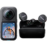 Insta360 X6 Standard Midnight Black + Mic Pro (2 TX + 1 RX) - 360-Grad-Kamera