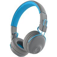 JLAB Studio Wireless On Ear Headphones Grey/Blue - Kabellose Kopfhörer