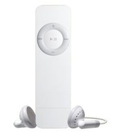 iPod Shuffle bílý (white), 512MB, MP3/ AAC/ AIFF přehrávač, sluchátka, USB 2.0 - MP3 Player