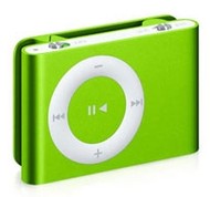iPod Shuffle zelený (green), 1GB, MP3/ AAC/ AIFF přehrávač, sluchátka, USB2.0 - MP3 Player