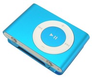 iPod Shuffle 3rd modrý (blue), 2GB, MP3/ AAC/ AIFF přehrávač, USB2.0 - MP3 Player