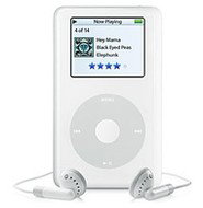 iPod bílý (white), 20GB, MP3/ AAC/ AIFF přehrávač, úkolovník, hry, sluchátka, USB 2.0, FireWire - MP3 Player