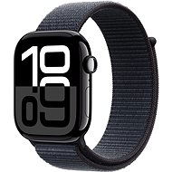 Apple Watch Series 10 42 mm Cellular Klavírne čierny hliník s atramentovo fialovým remienkom - Smart hodinky