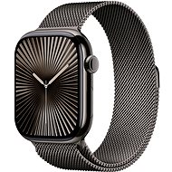 Apple Watch Series 10 46mm Cellular Slate Titanium Case with Slate Milanese Loop - S/M - Smart Watch