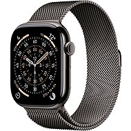 Apple Watch Series 11 Cellular 42mm Slate Grey Titanium with Slate Grey Milanese Tension - Smart Watch