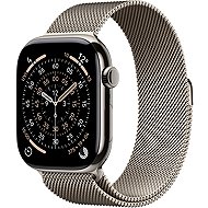 Apple Watch Series 11 Cellular 46mm Natural Titanium with Natural Milanese Tension - S/M - Smart Watch