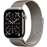 Apple Watch Series 11 Cellular 46mm Natural Titanium with Natural Milanese Tension - M/L - Smart Watch