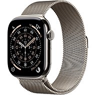 Apple Watch Series 11 Cellular 46mm Natural Titanium with Natural Milanese Tension - M/L - Smart Watch