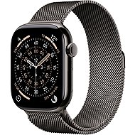 Apple Watch Series 11 Cellular 46mm Slate Titanium Case with Slate Milanese Loop - M/L - Smart Watch