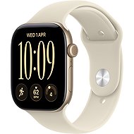 Apple Watch Series 12 42mm Light Gold Aluminium with Sand Sport Band - S/M - Smart Watch