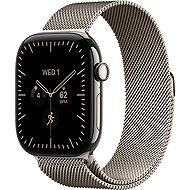 Apple Watch Series 12 Cellular 46mm Natural Titanium with Natural Milanese Loop - S/M - Smart Watch