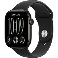 Apple Watch Series 12 46mm Space Grey Aluminium with Black Sport Band - S/M - Smart Watch