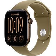 Apple Watch Series 12 46mm Dark Bronze Aluminium with Olive Sport Band - S/M - Smart Watch