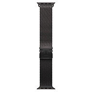 Apple Watch 49mm Milanese Black Titanium Tension - Small - Watch Strap