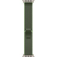 Apple Watch 49mm Green Trail Tension - S/M - Natural Titanium - Watch Strap