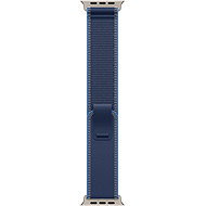 Apple Watch 49mm Blue Trail Tension - S/M - Natural Titanium - Watch Strap