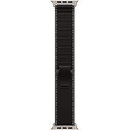 Apple Watch 49mm Black Trail Tension - M/L - Natural Titanium - Watch Strap