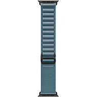Apple Watch 49mm Light Blue Alpine Pull - Large - Black Titanium - Watch Strap