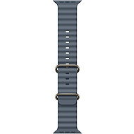 Apple Watch 49mm Steel Blue Ocean Strap - Natural Titanium - Watch Strap