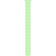 Apple Watch 49mm Neon Green Ocean Strap Extension - Natural Titanium - Watch Strap