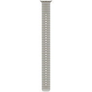 Apple Watch 49mm průsvitně šedé prodloužení Oceánského řemínku - provedení z přírodního titanu - Watch Strap