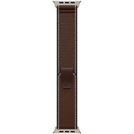 Apple Watch 49mm tmavě umbrový Trailový tah - S/M - provedení z přírodního titanu - Watch Strap