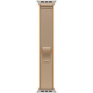 Apple Watch 49mm pískový Trailový tah - M/L - provedení z přírodního titanu - Armband