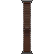 Apple Watch 49mm tmavě umbrový Trailový tah - S/M - provedení z černého titanu - Watch Strap