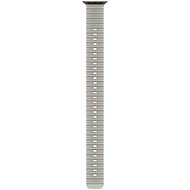 Apple Watch 49mm průsvitně šedé prodloužení Oceánského řemínku - provedení z černého titanu - Armband